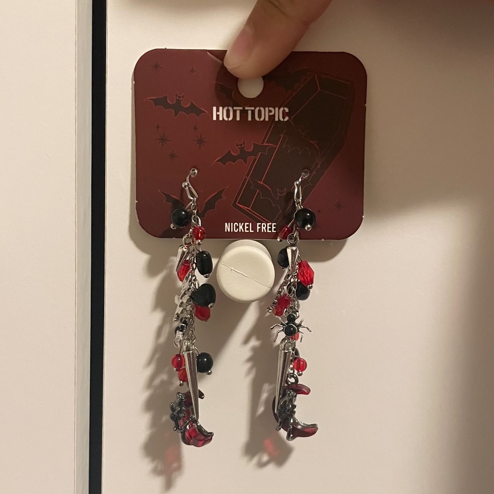 Vampire-Inspired Earrings (Hot Topic)